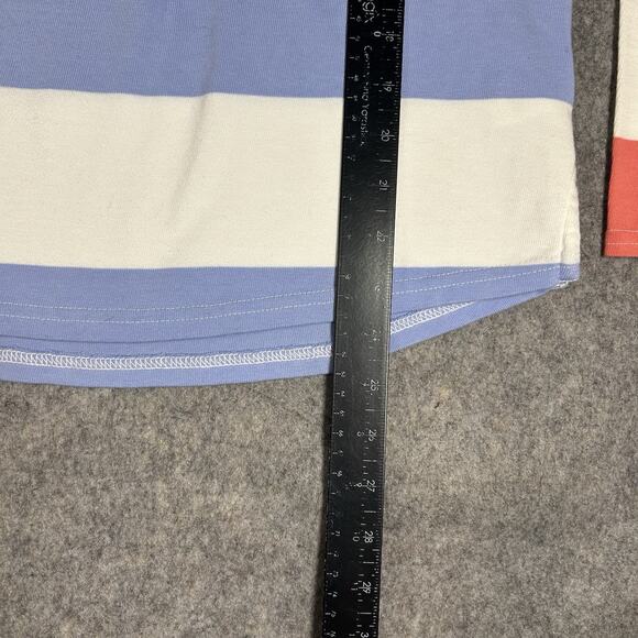 Beaufort & Blake Rugby Shirt Mens XS Multicolored Striped Colourblock Casual - Picture 5 of 8